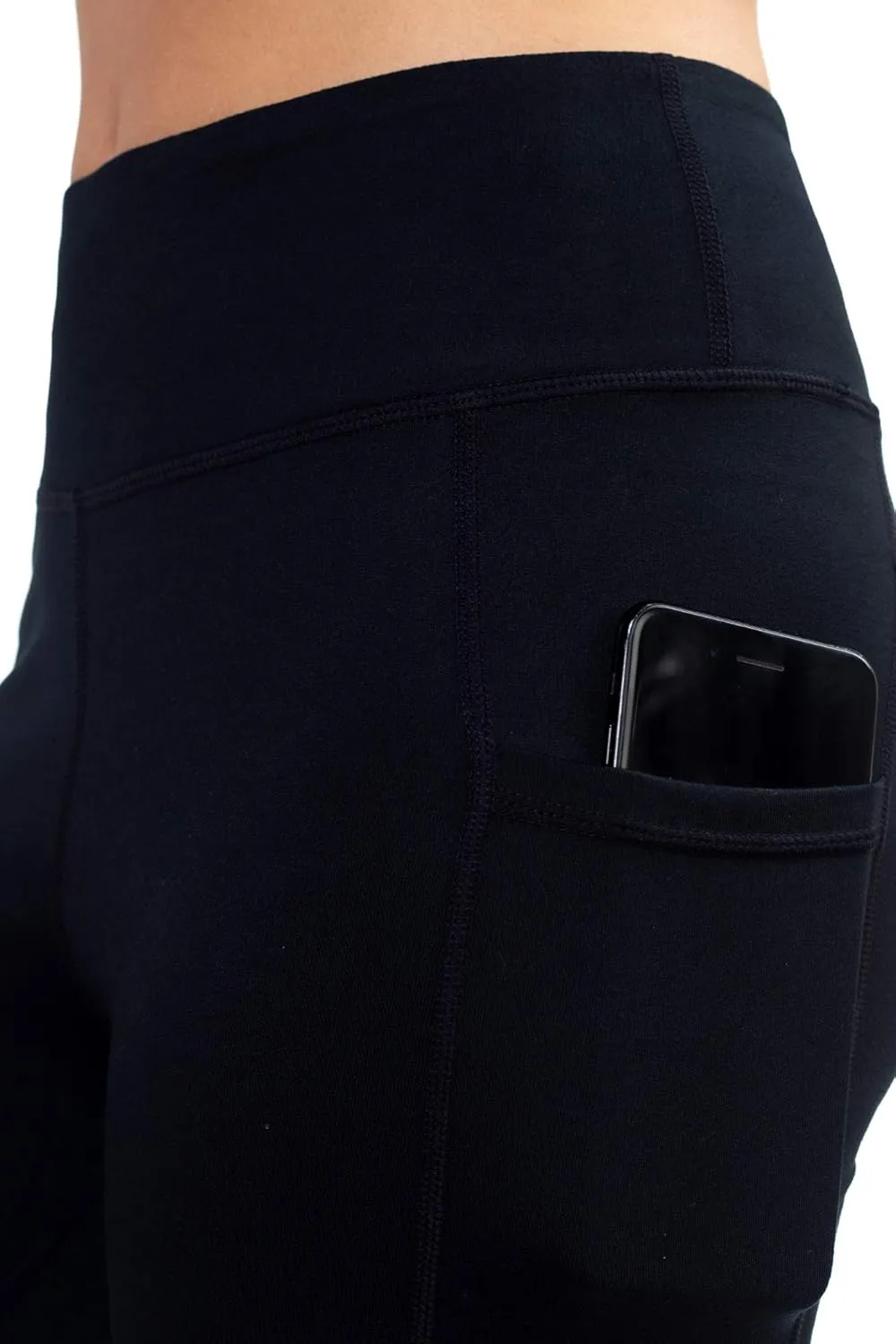 AEKO Yoga Power Flex Fit Running Pants Workout Leggings 4 Way Stretch for Women