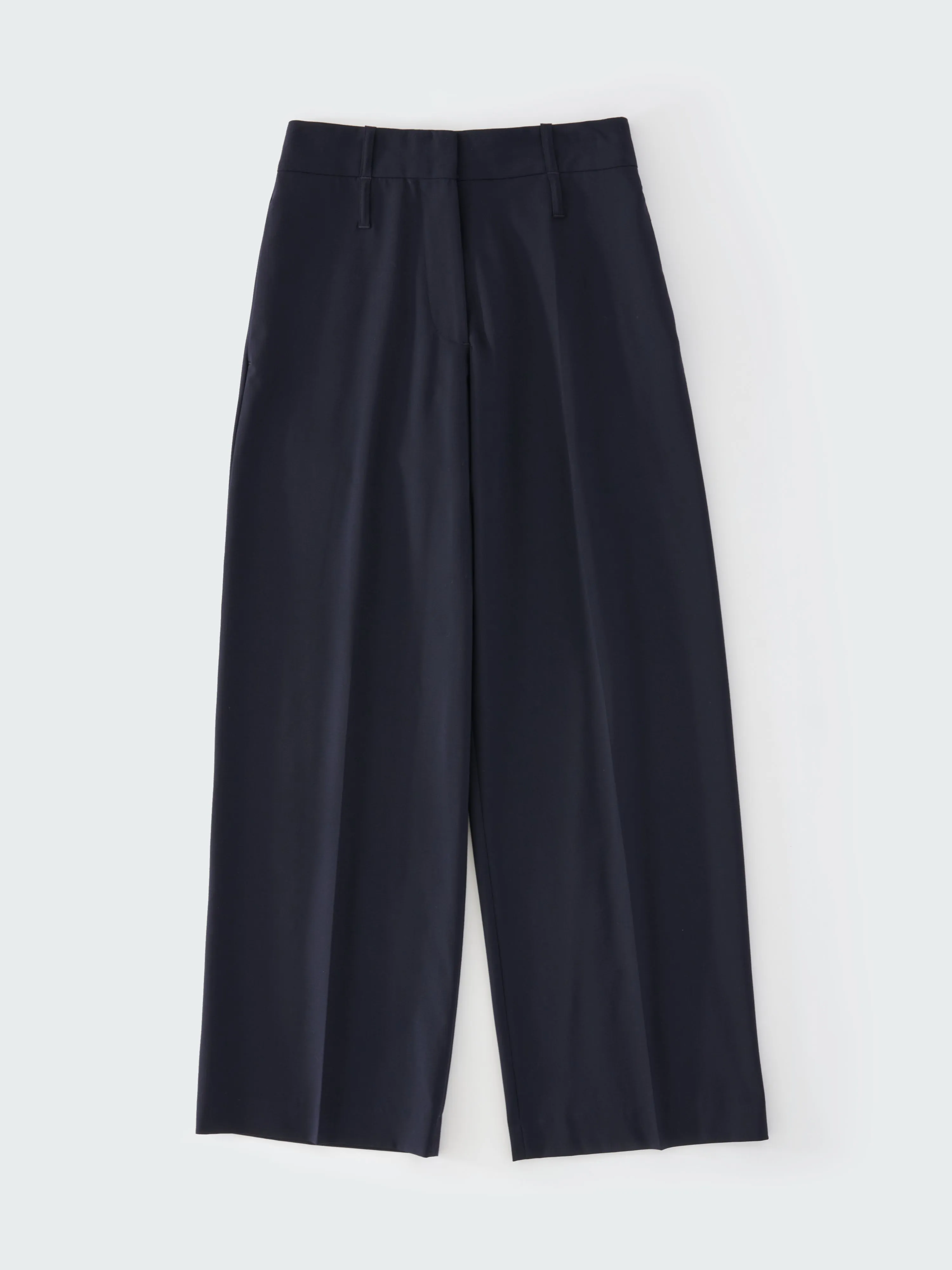 Baier Tropical Wool Pant in Darkest Navy