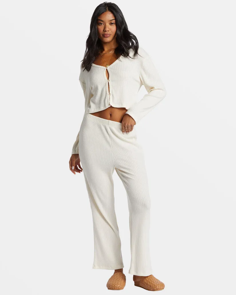BILLABONG Lana Rib Knit Flare Pant