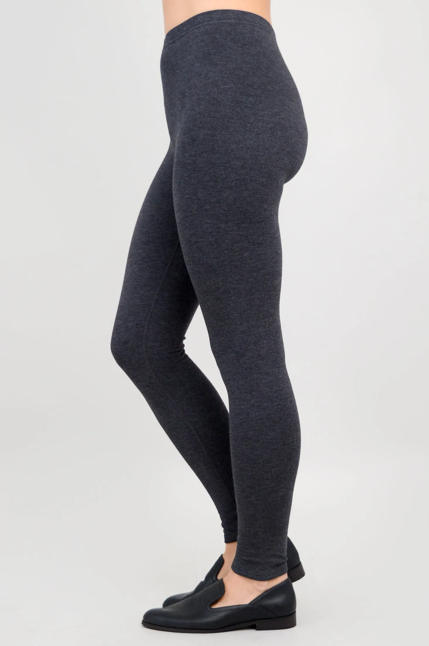 Bobbi Legging, Granite, Bamboo Fleece