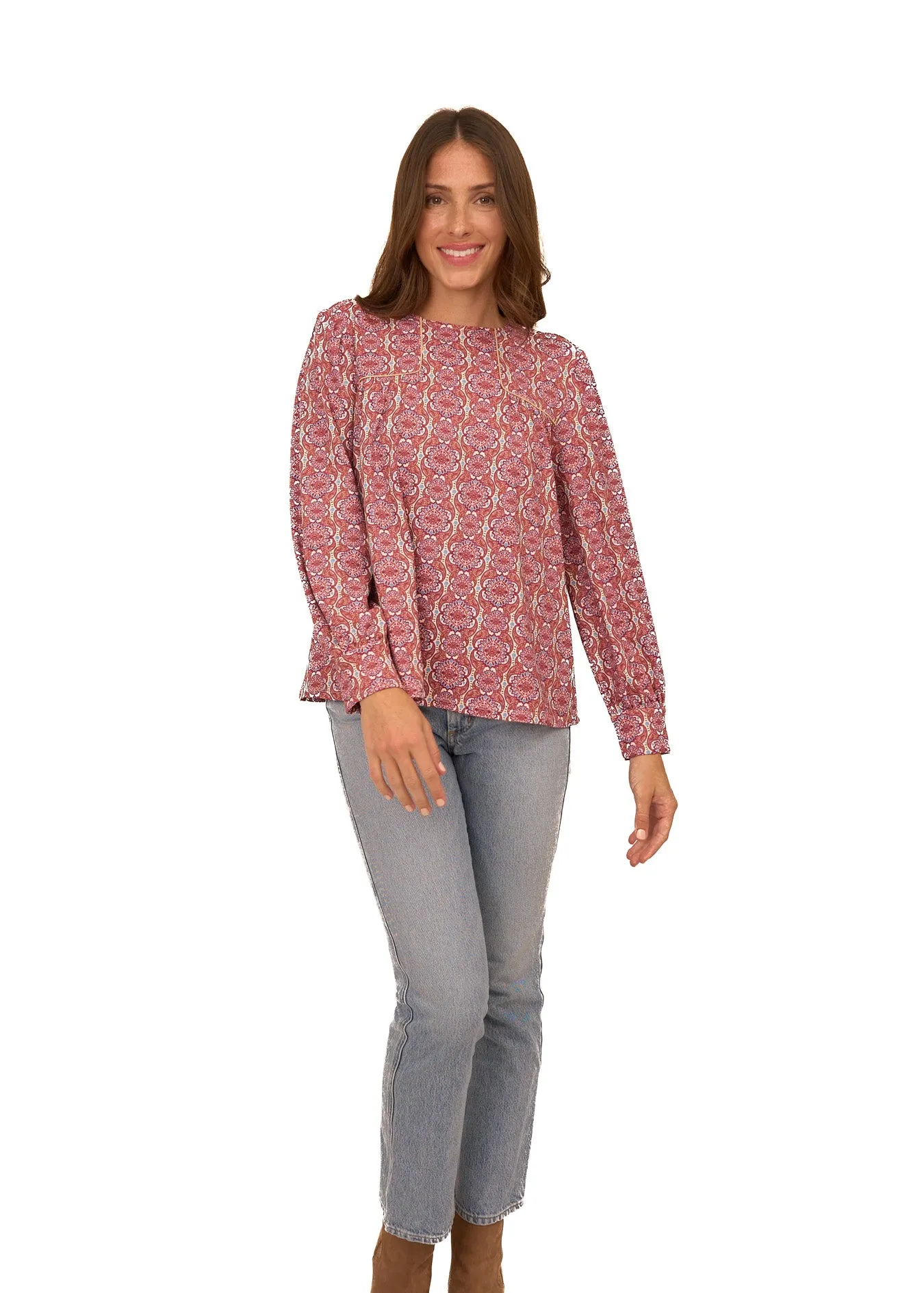 Camden Geo Long Sleeve Top