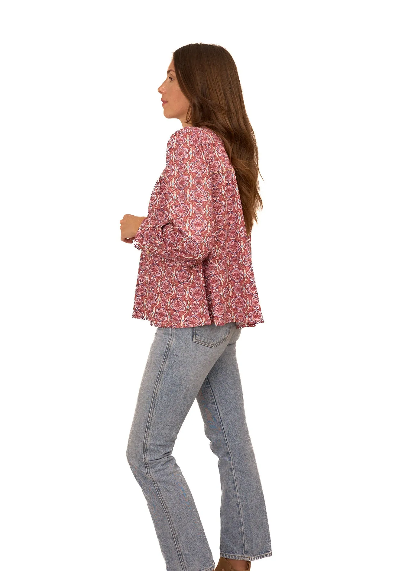 Camden Geo Long Sleeve Top