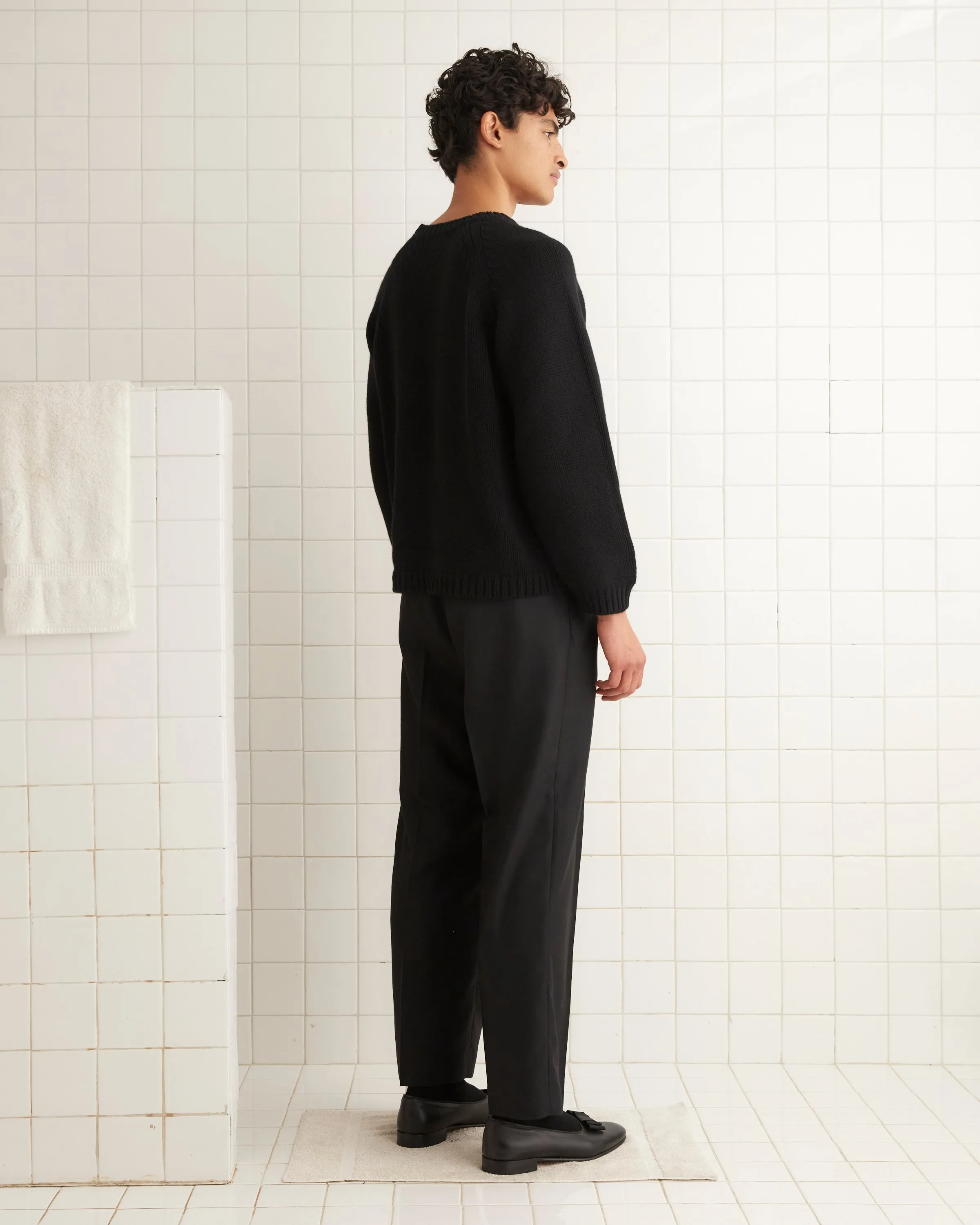 Cashmere Crewneck - Black