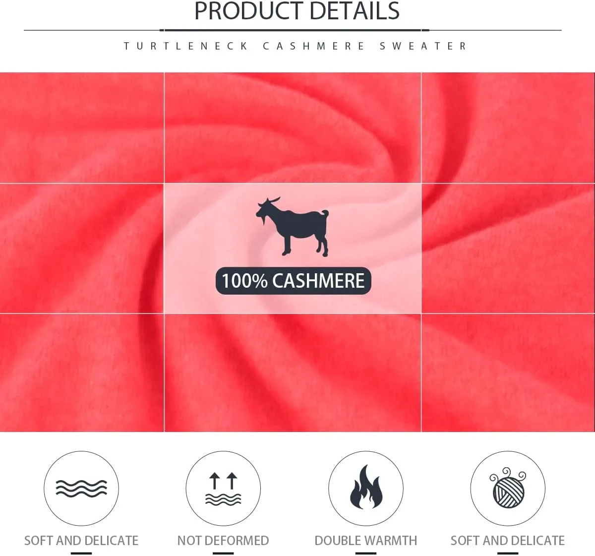 Cashmere Sweaters for Women,100% Cashmere Long Sleeve Sweaters Crew Neck Solid Pullover Jumpers Tops