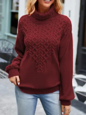 Chunky Long Sleeve Knit Sweater