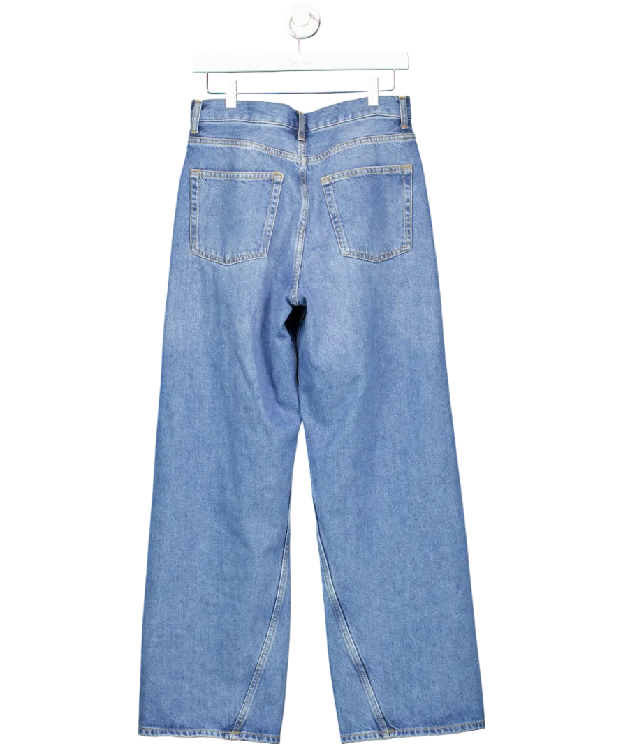 cos Blue Facade Straight-leg Jeans W27