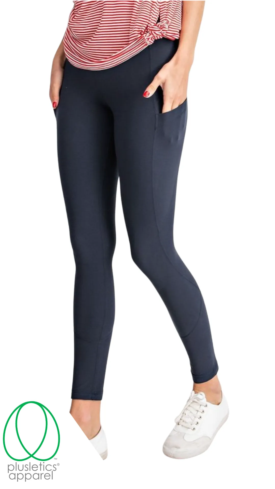 Deep Pockets Leggings - Nocturnal Blue