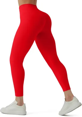 High Waisted Leggings for Women - No Front Seam Tummy Control Soft Yoga Pants for Workout Athletic Seamless Leggings