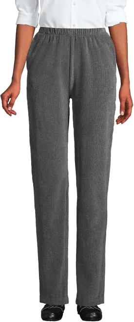 Lands' End Women's Sport Knit High Rise Corduroy Pants