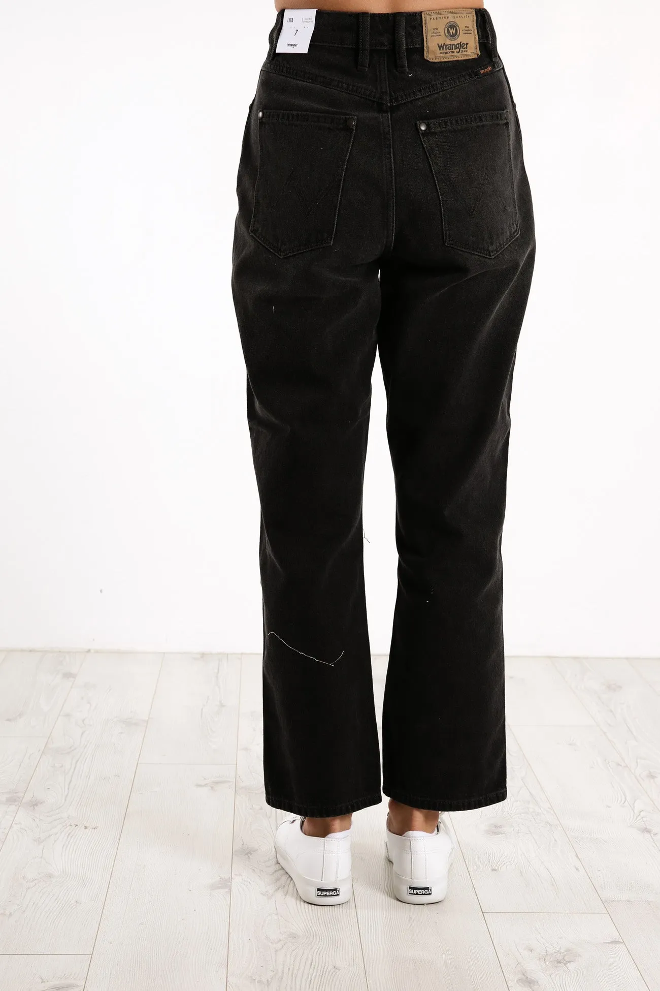 Lita Straight Jean Moonshadow Black