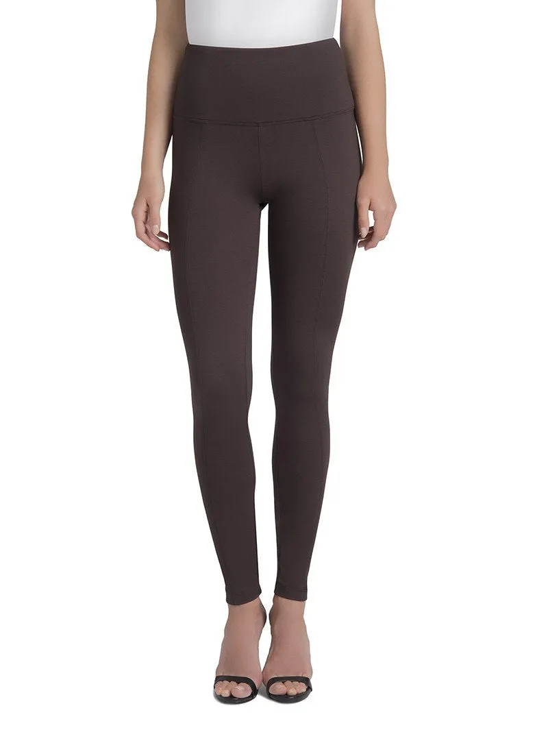 Lysse | Premium Center Seam Ponte Ankle Length Leggings ESPRESSO
