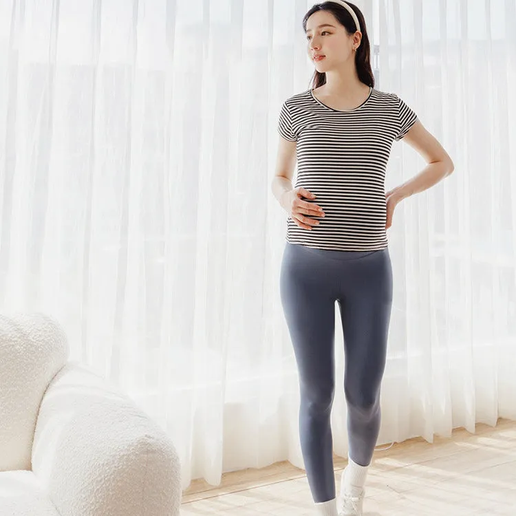 Maternity UV Protection Cooling Elastic Leggings Pants