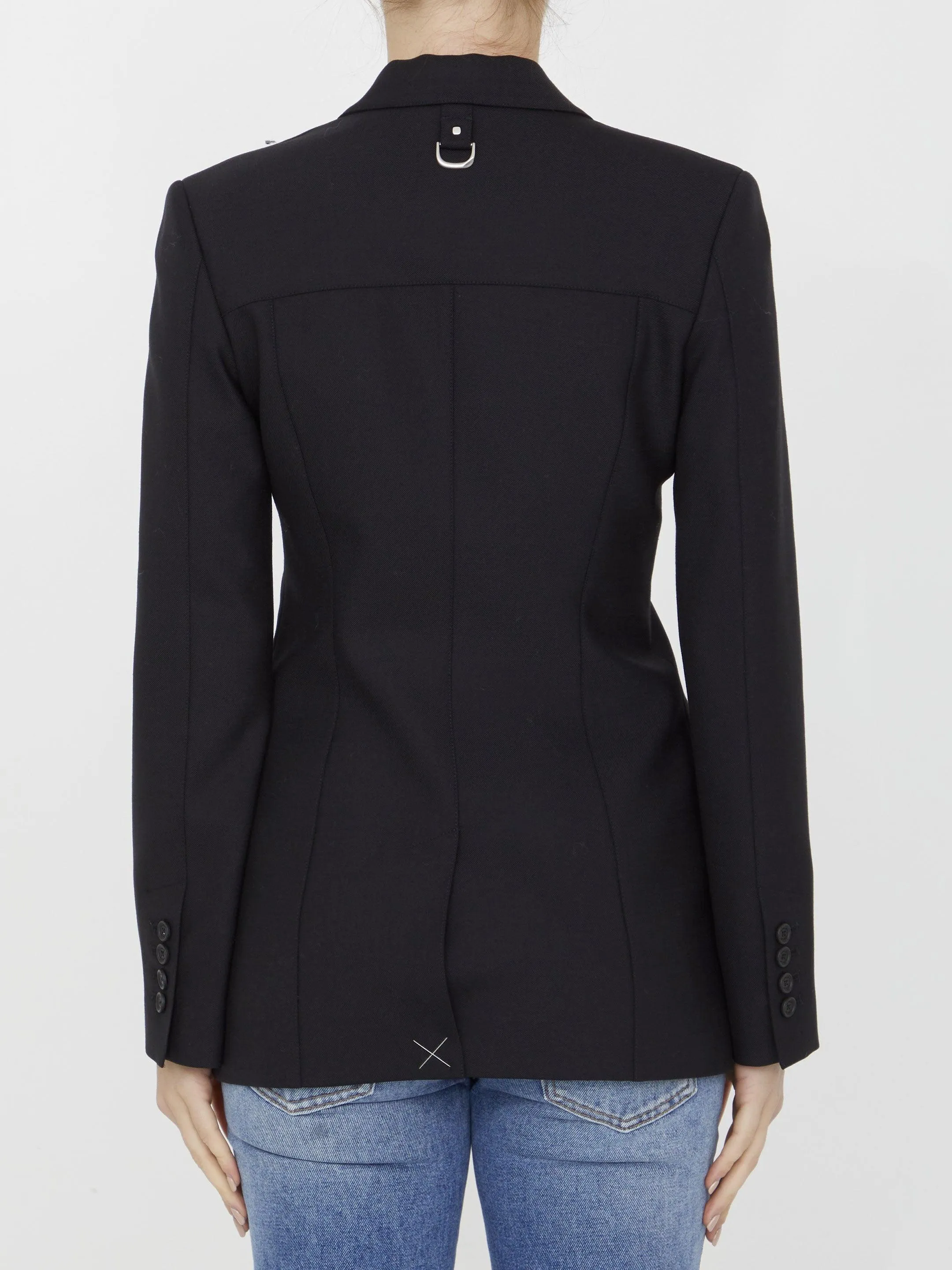 Off White Cargo Round Jacket