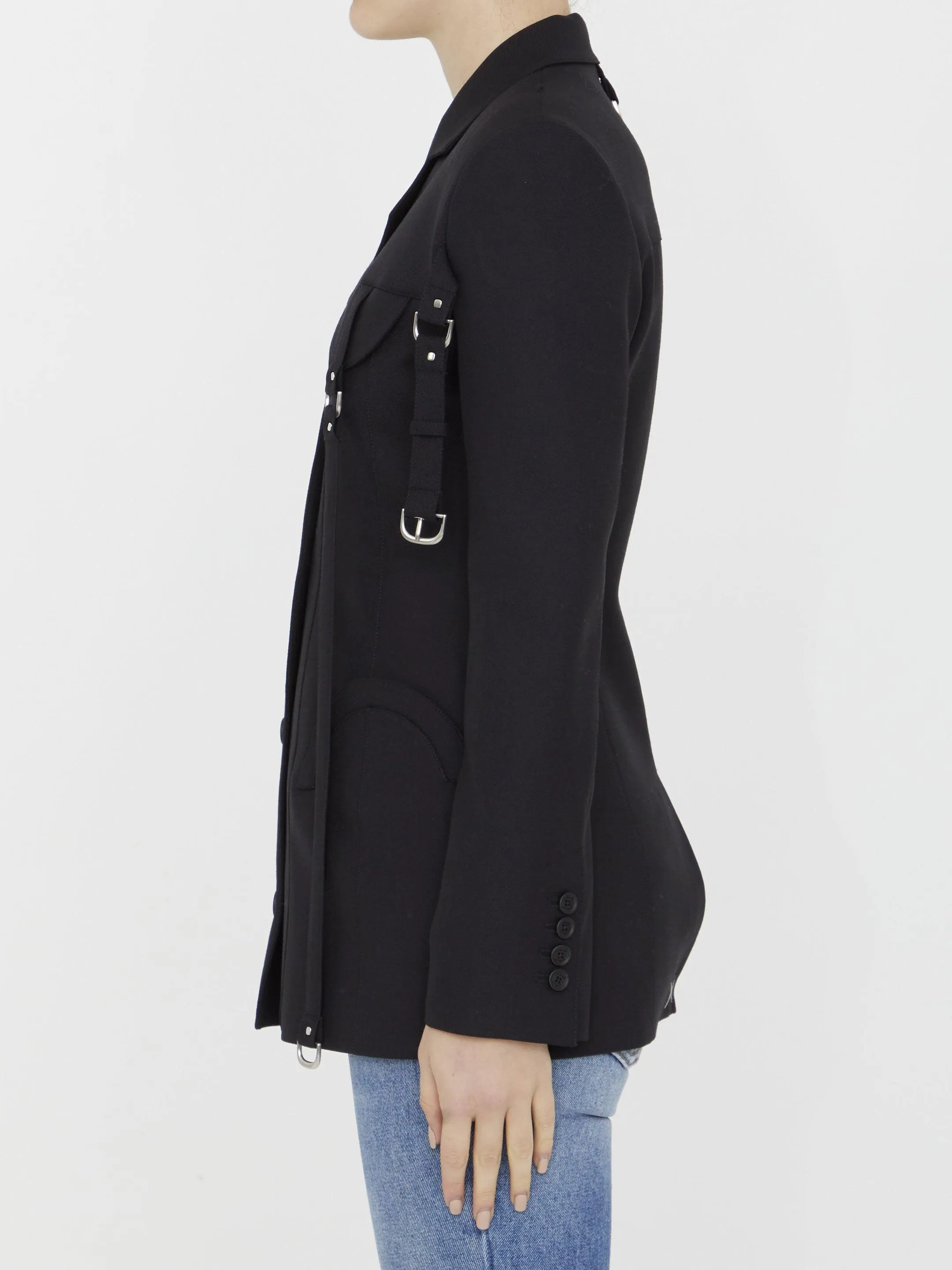 Off White Cargo Round Jacket
