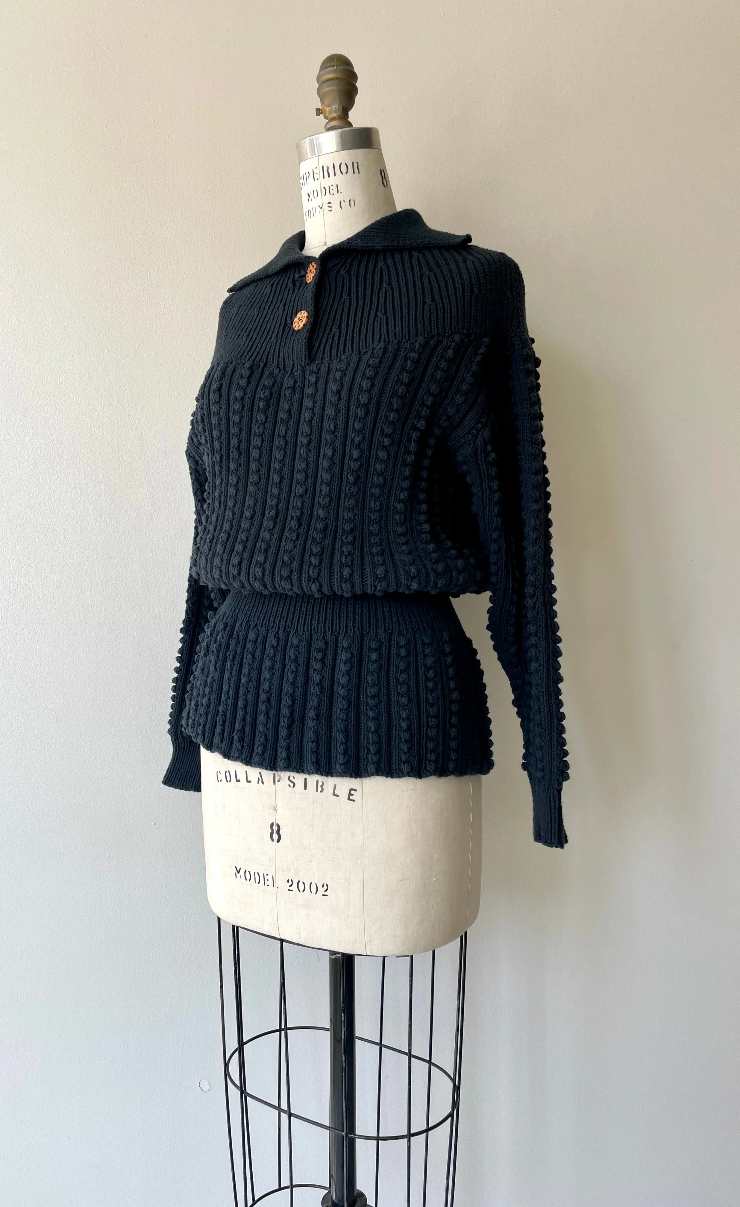 Renwick Handknit Cotton Sweater