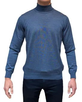SAND Turtle Neck Light Blue