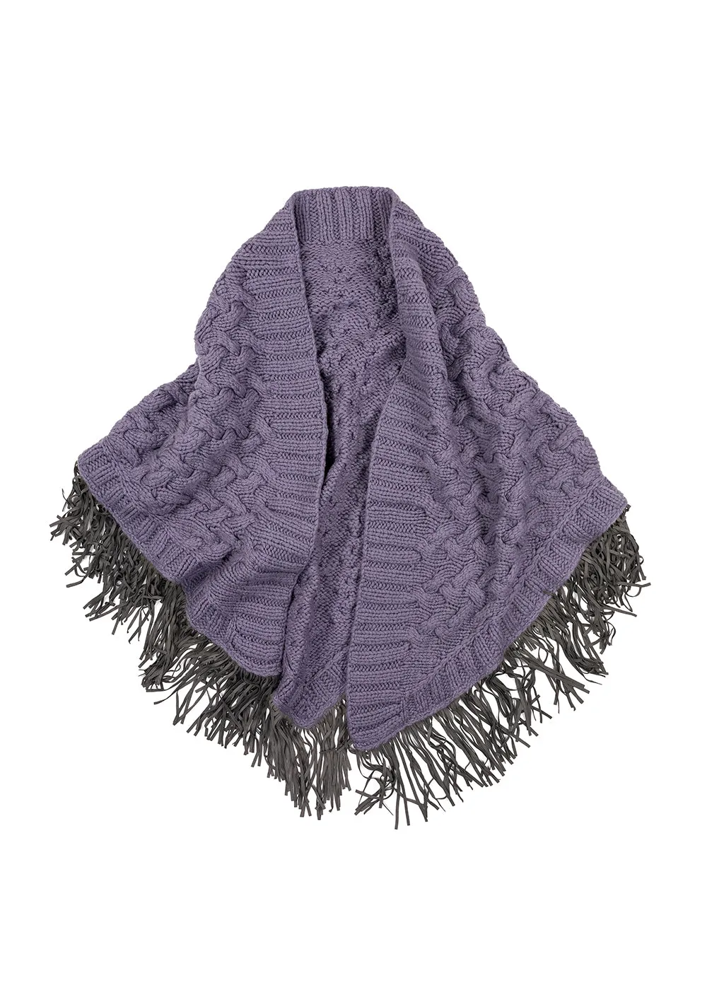 The Stola Camoscio | lilac/anthracite