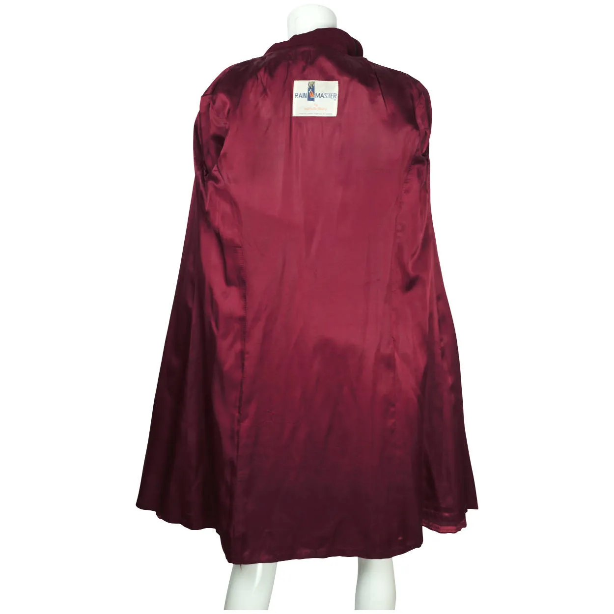 Vintage 70s Marielle Fleury Red Velvet Coat by Rainmaster M