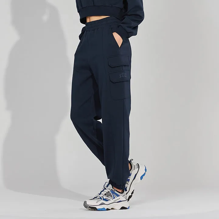 Warm Cotton Cargo Jogger Pants