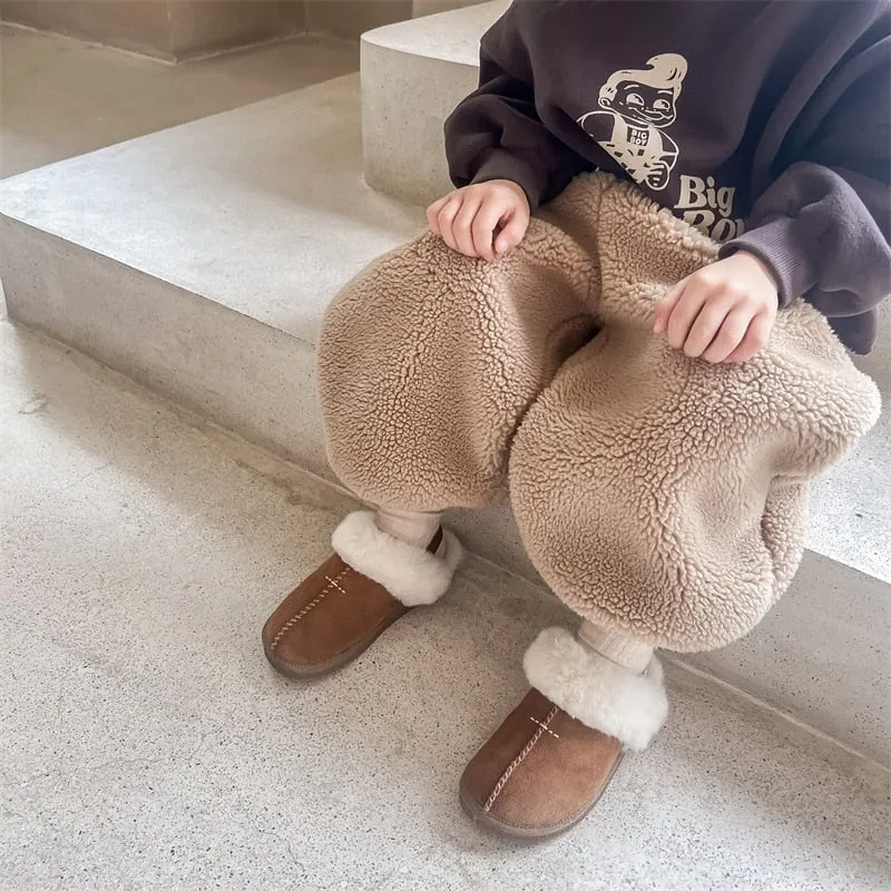 Warm Lamb Fleece Pants