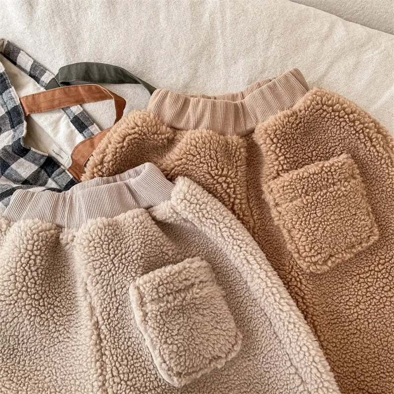 Warm Lamb Fleece Pants