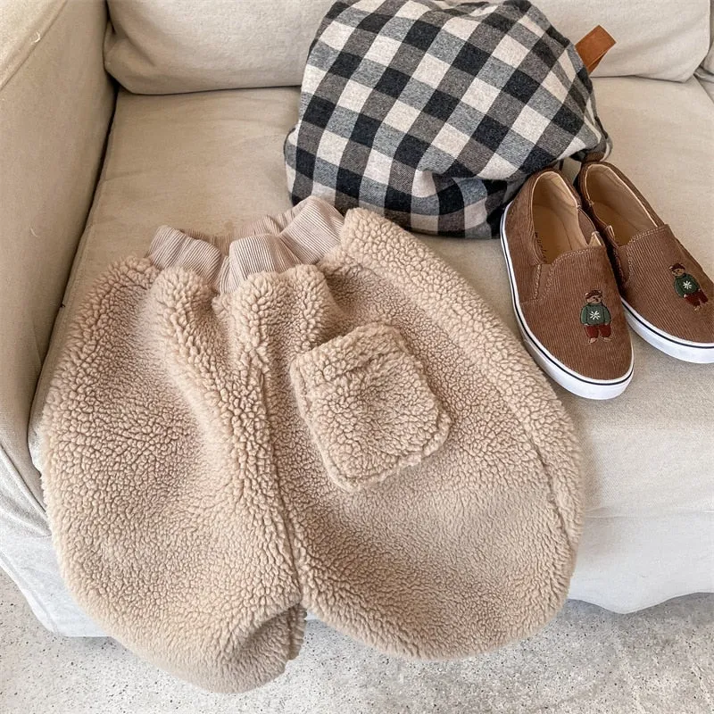 Warm Lamb Fleece Pants