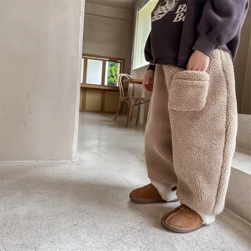 Warm Lamb Fleece Pants