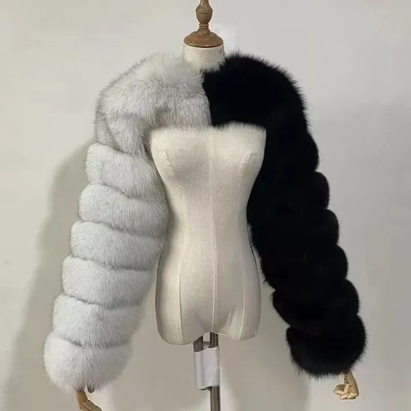 Wholesale new artificial fur imitation fur fox fur coat female（CL9460）