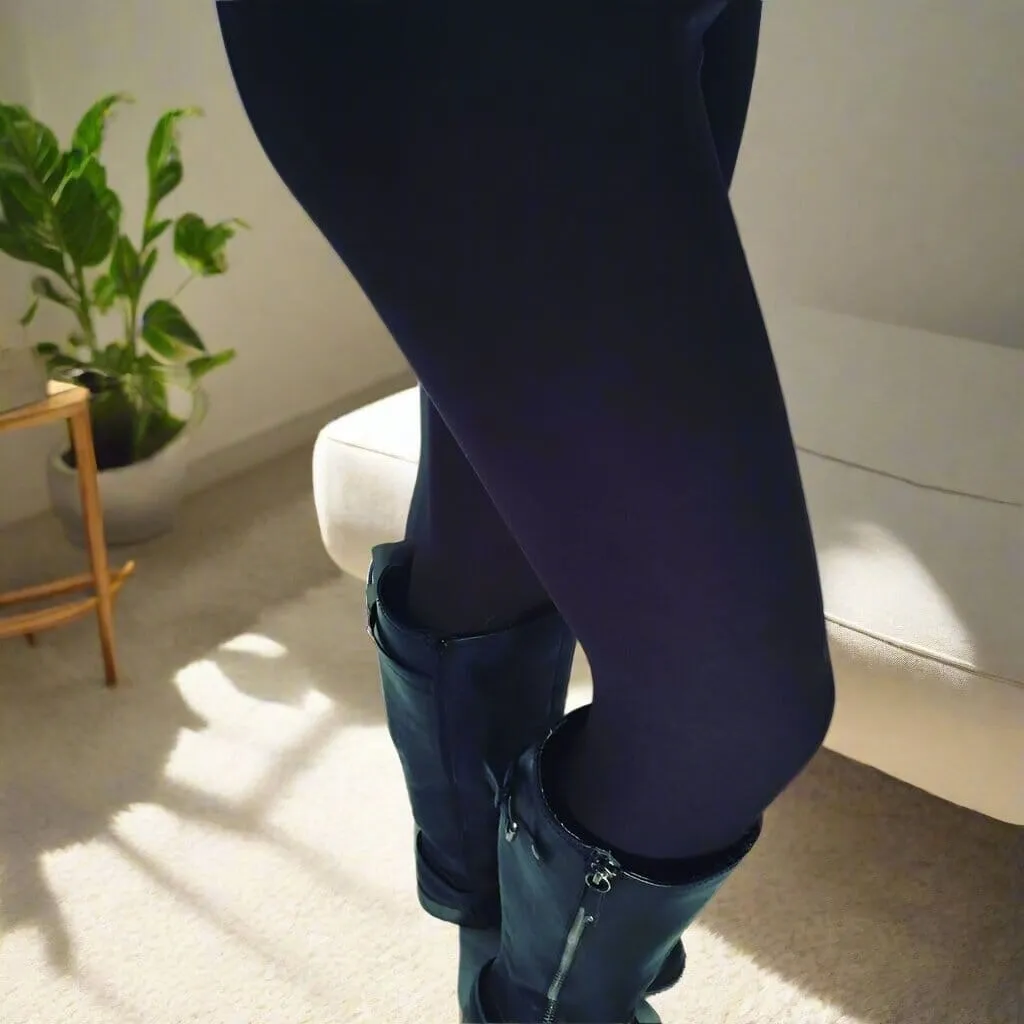 Womens Solid Black Leggings, Soft Yoga Pants, Sizes 18-22, Yoga Waist, $10 With Order