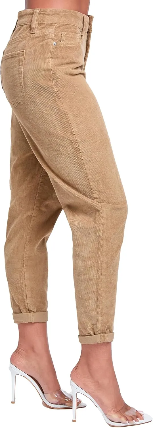 YMI Jeans Women's Corduroy Mom Fit Pants